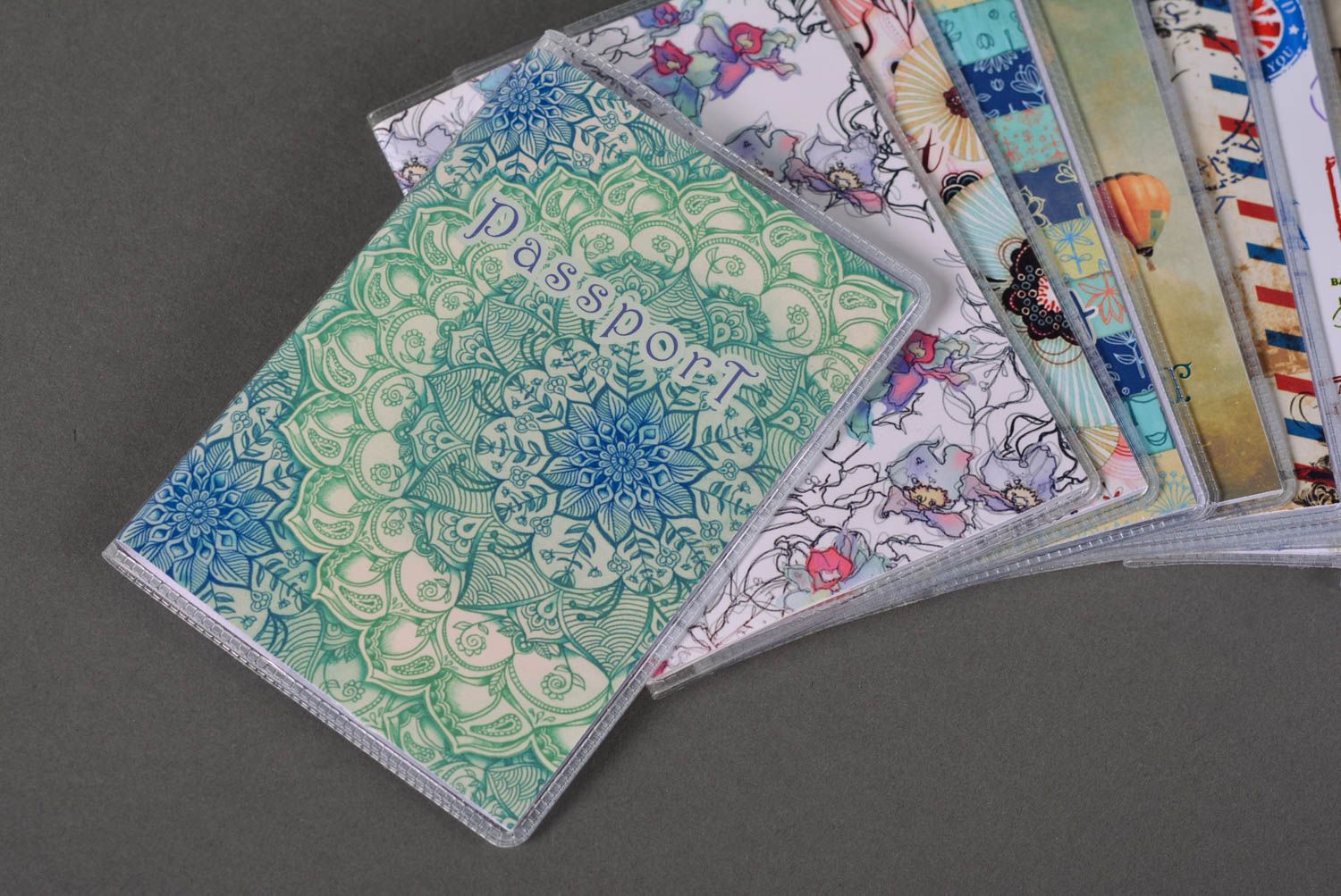 Beautiful handmade silicone passport cover passport holder gift ideas photo 1