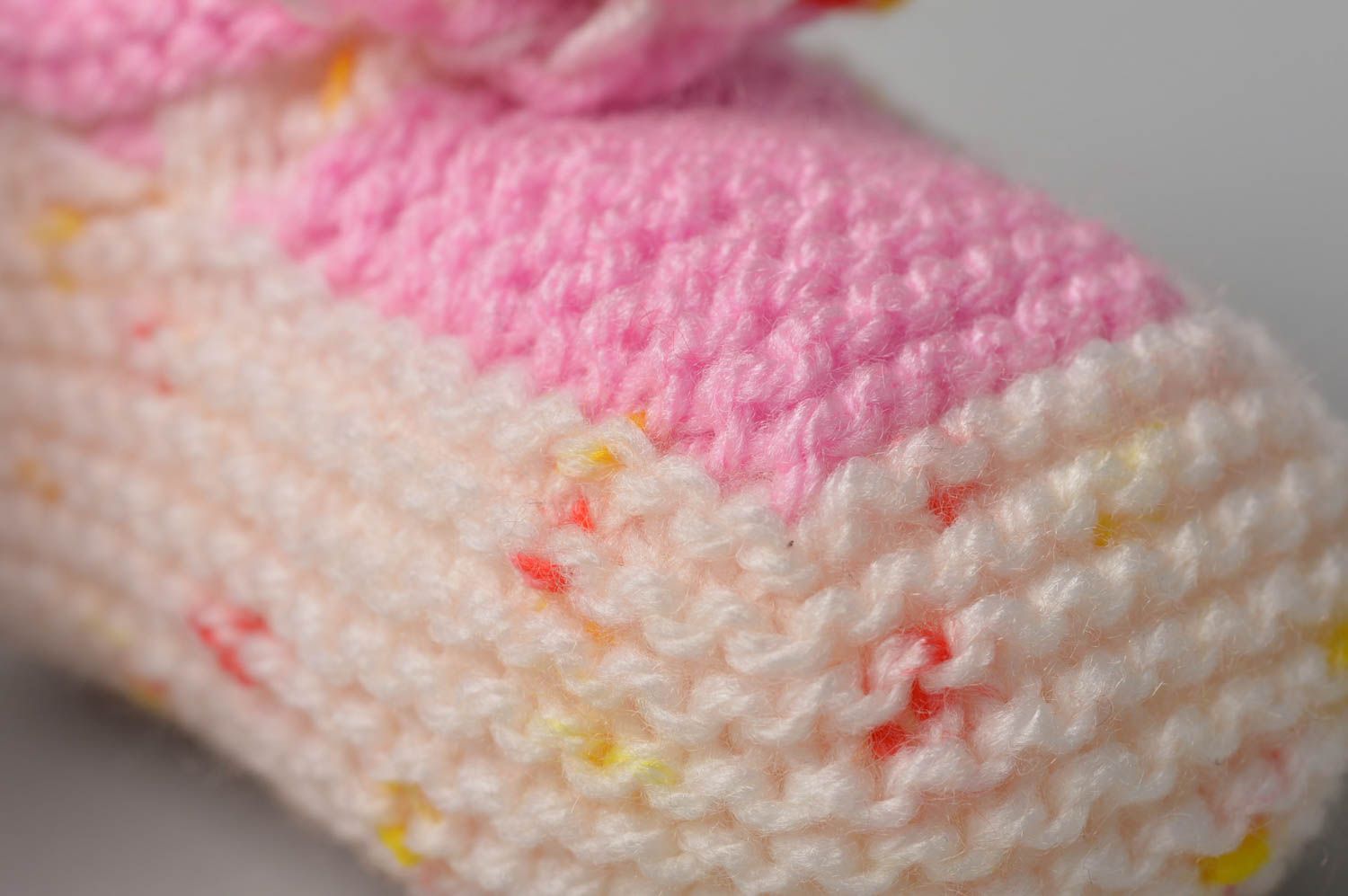 Chaussons bébé faits main Chaussures bébé tricotés au crochet Vêtement bébé photo 4