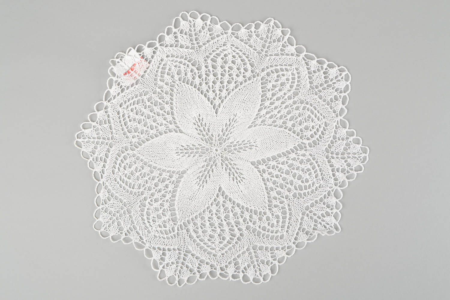 Stoffserviette Weiß handgemacht Tisch Dekor Serviette aus Stoff schön für Haus foto 3