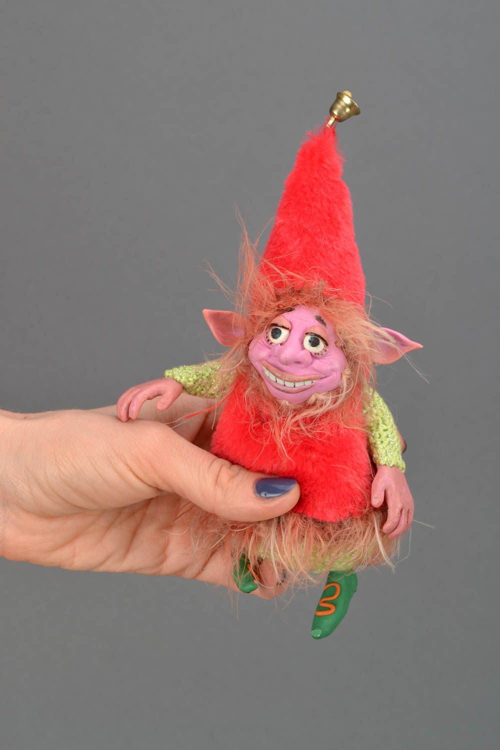 Jouet décoratif fait main Gnome photo 2