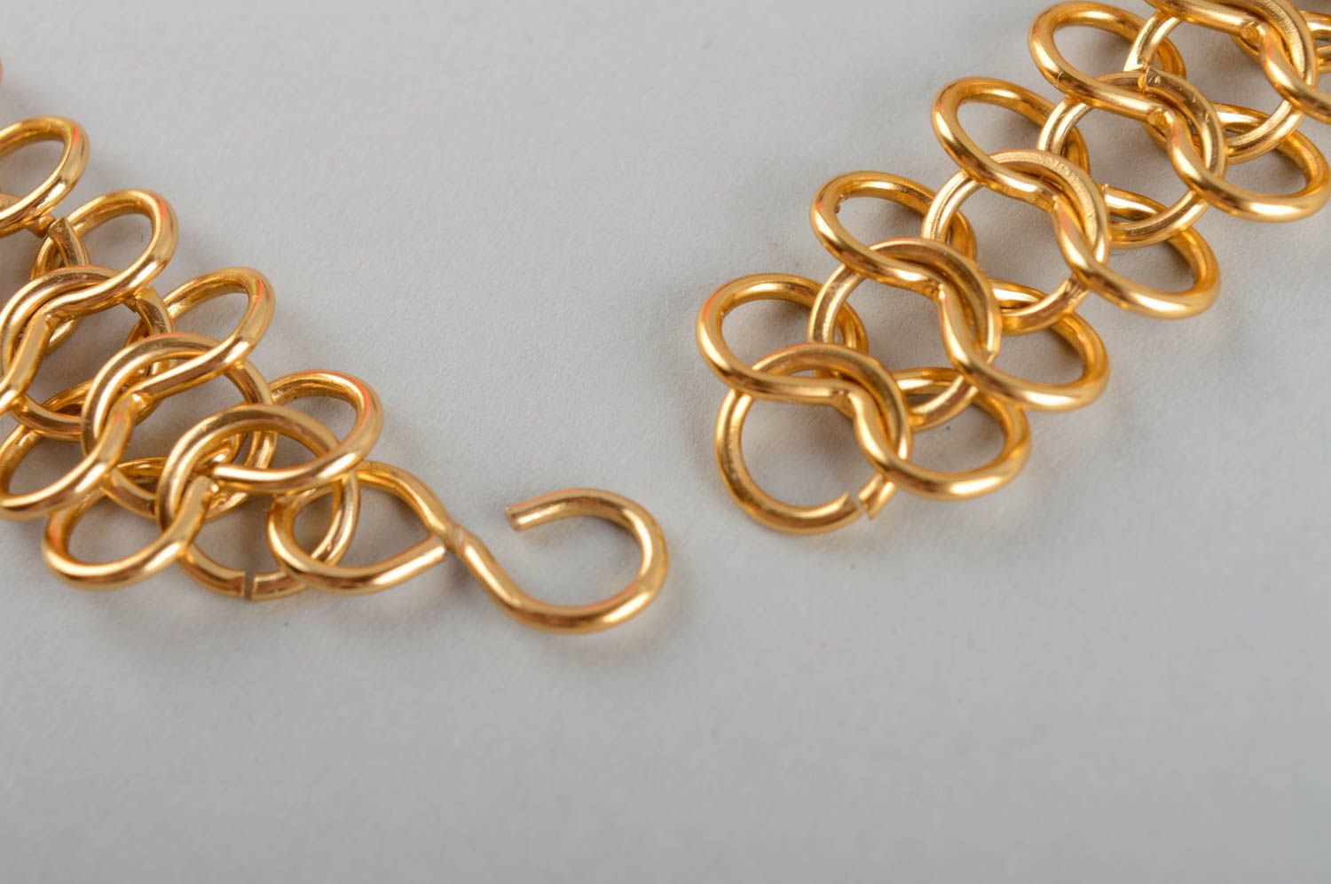 Handmade Damen Collier Modeschmuck Halskette Geschenk für Frauen Leder Metall foto 4