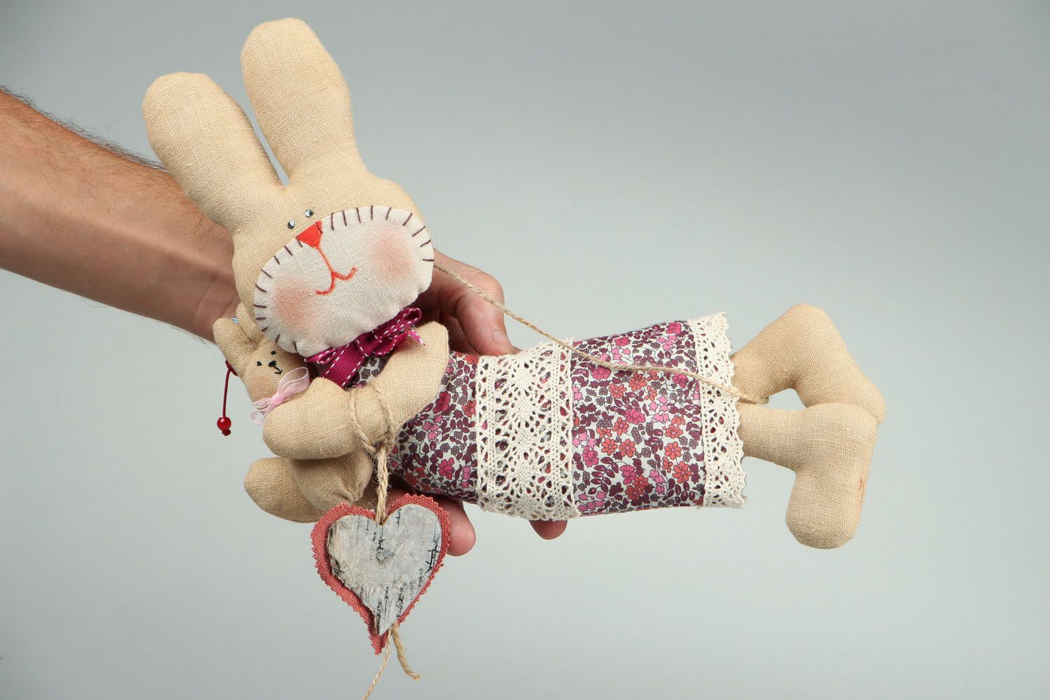Soft toy Flying hare photo 5