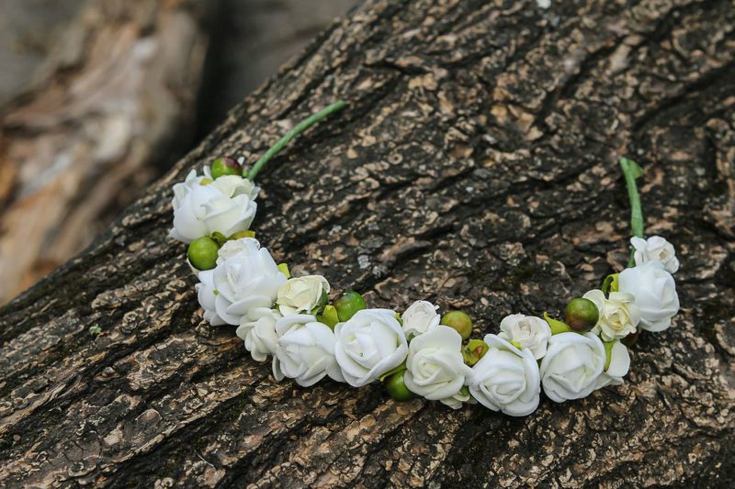 Couronne Les roses blanches photo 4
