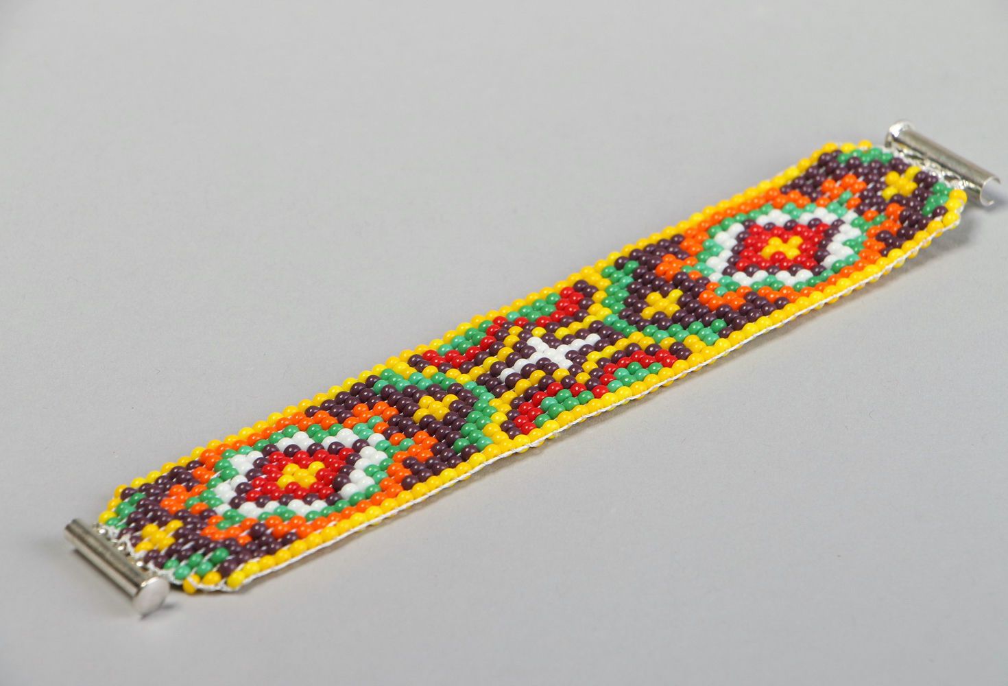 Bracelet with Czech beads Carpathian photo 3