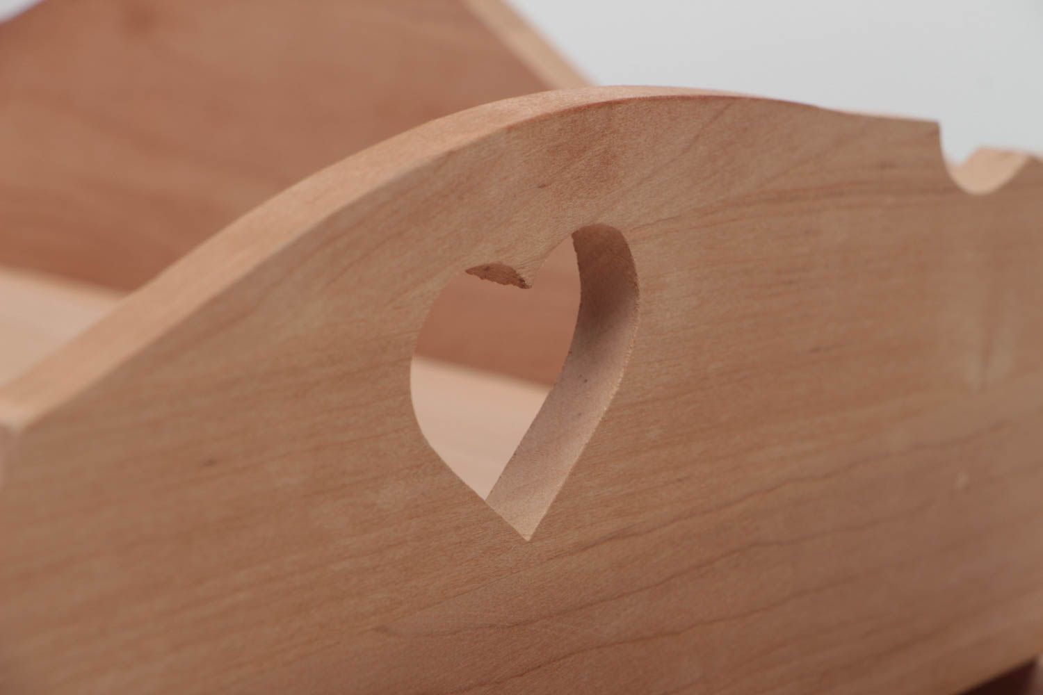 Handmade Holz Tablett Rohling mit Box zum Bemalen aus Erlenholz originell  foto 3