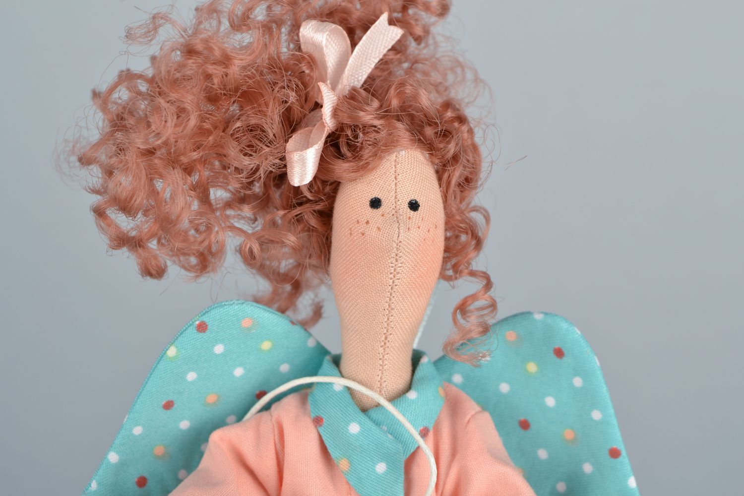 Interior soft doll for storage of sponges and cotton buds  photo 4