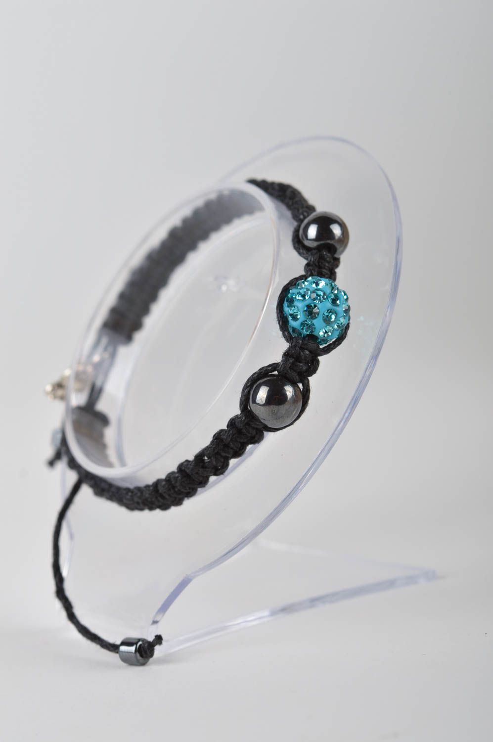 Handmade Schmuck geflochtenes Armband Accessoire für Frauen schönes Armband  foto 4