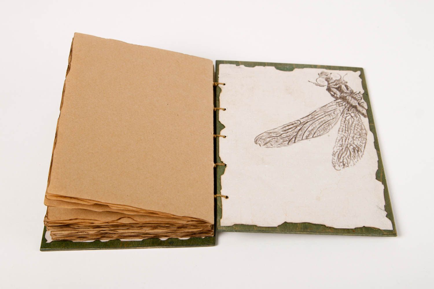 Handmade Design Tagebuch Notizbuch Mädchen Geschenk für Freund Libellen foto 4