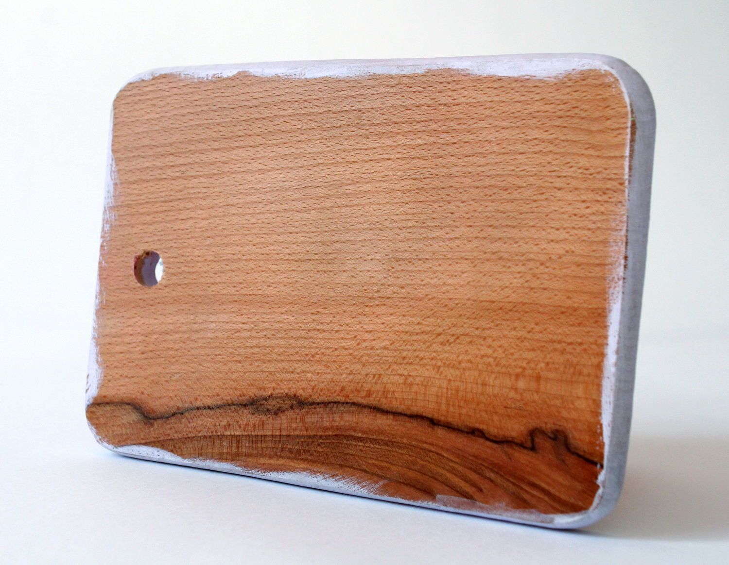 Tagliere di legno fatto a mano oggetto decorativo decoupage utensili da cucina foto 2