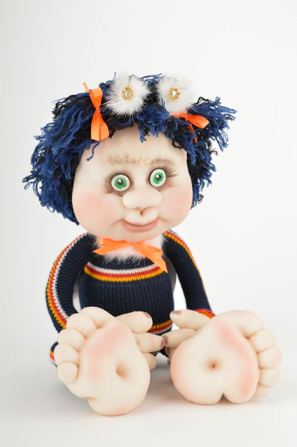 Wunderschöne Stoff Puppe handmade Haus Dekoration schönes Geschenk für Frau foto 4