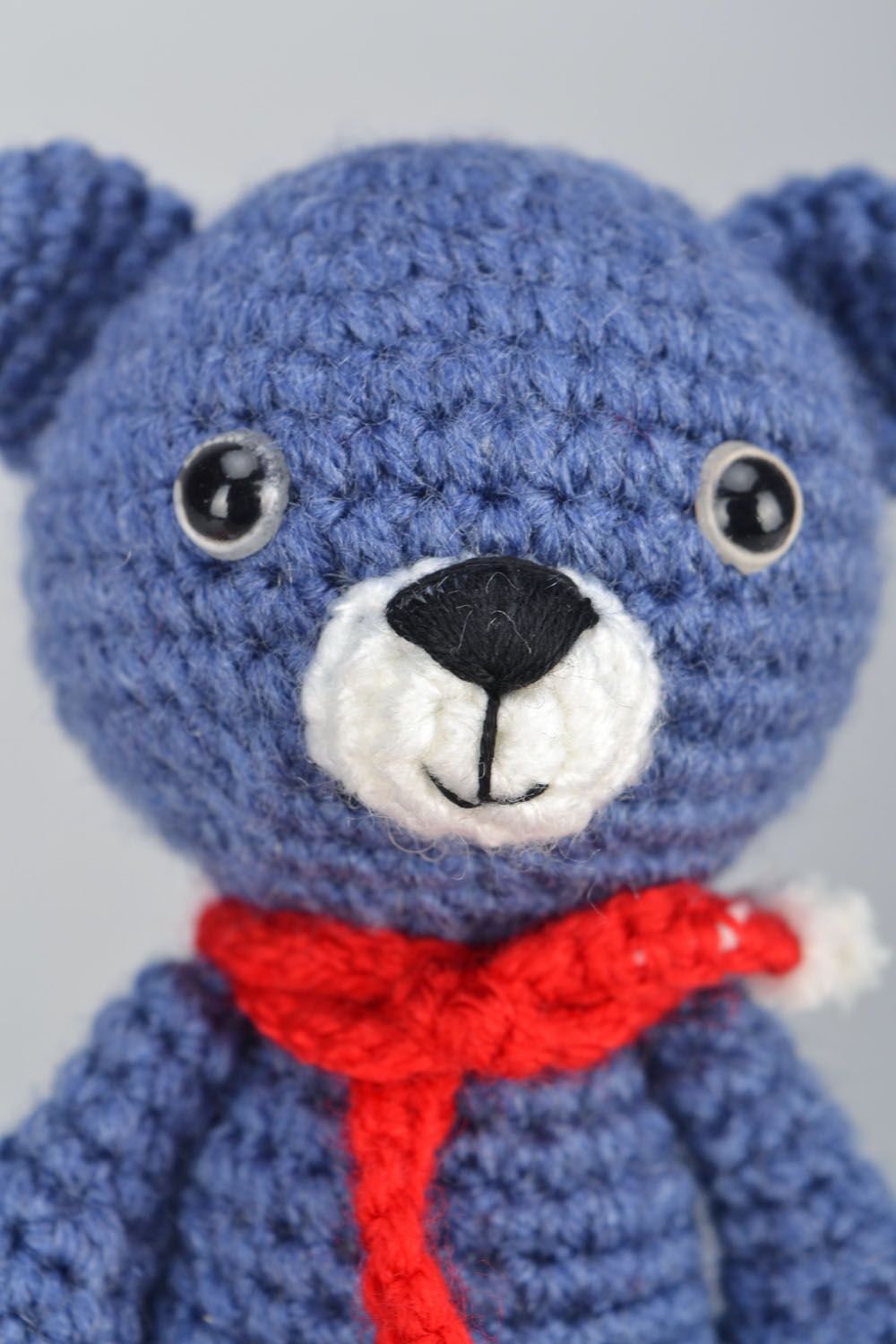Doudou tricoté au crochet en forme d'ourson photo 4