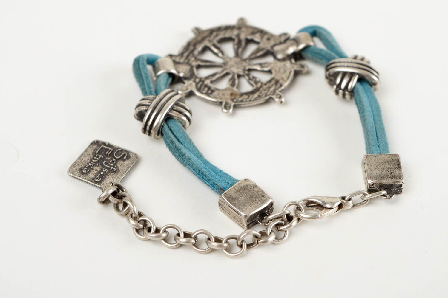 Bracelet en métal Bracelet à corde Accessoire femme Idée cadeau original photo 5