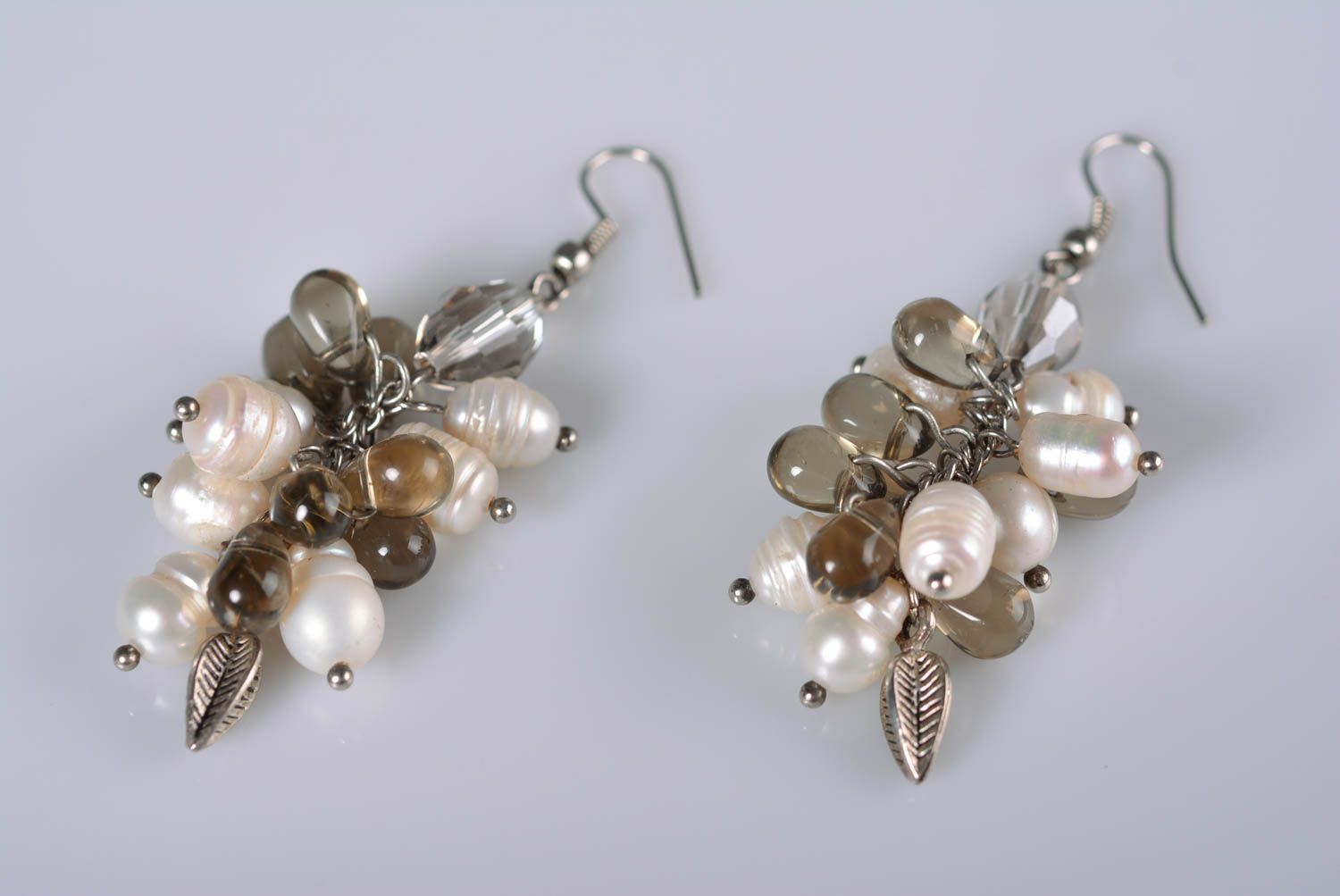 Handmade lange Perlen Ohrringe Designer Schmuck Accessoires für Frauen foto 4