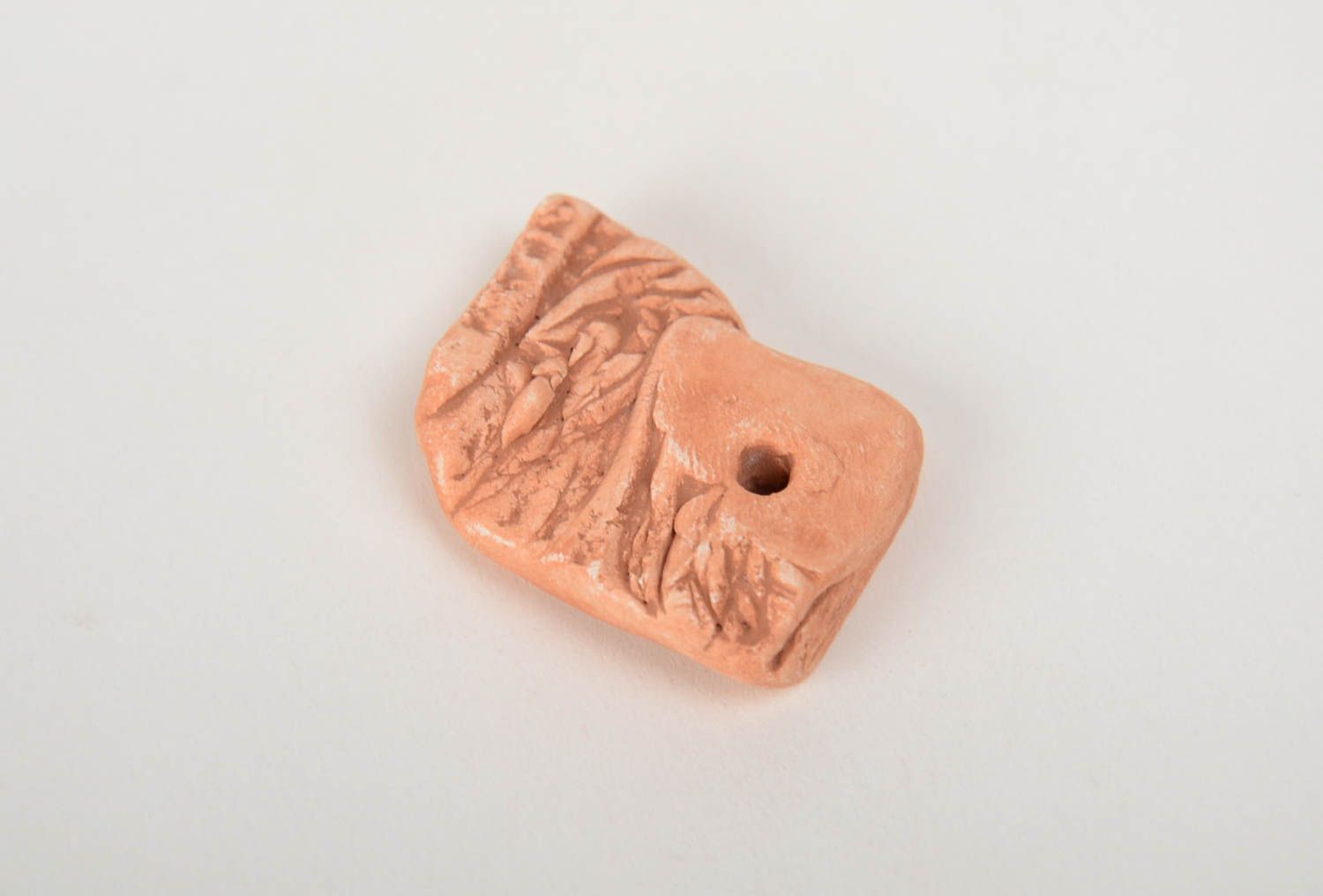 Beautiful handmade designer clay blank pendant for painting DIY photo 4