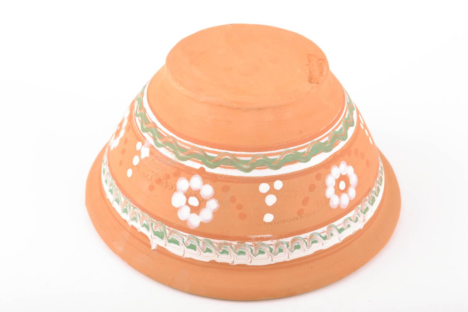 Painted ceramic bowl photo 4