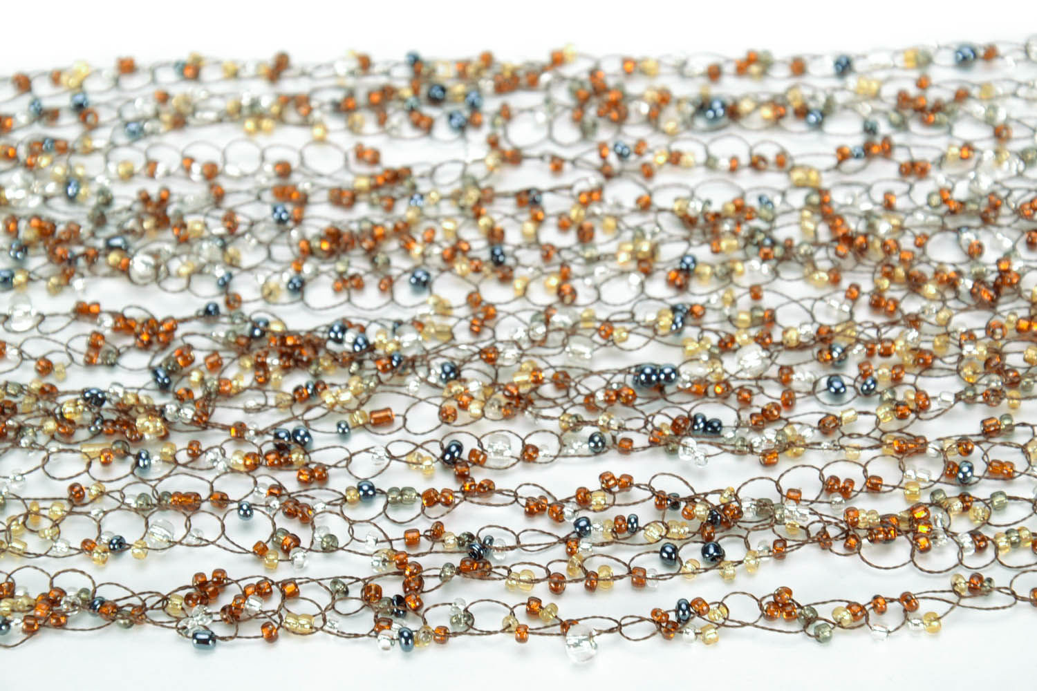 Multi-row bead necklace photo 2