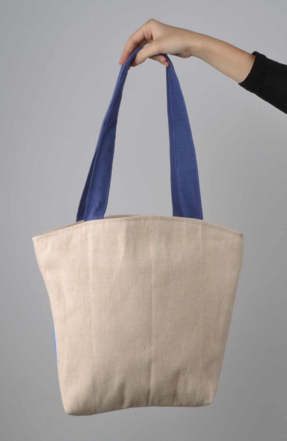 Текстильная сумка с росписью фото 3