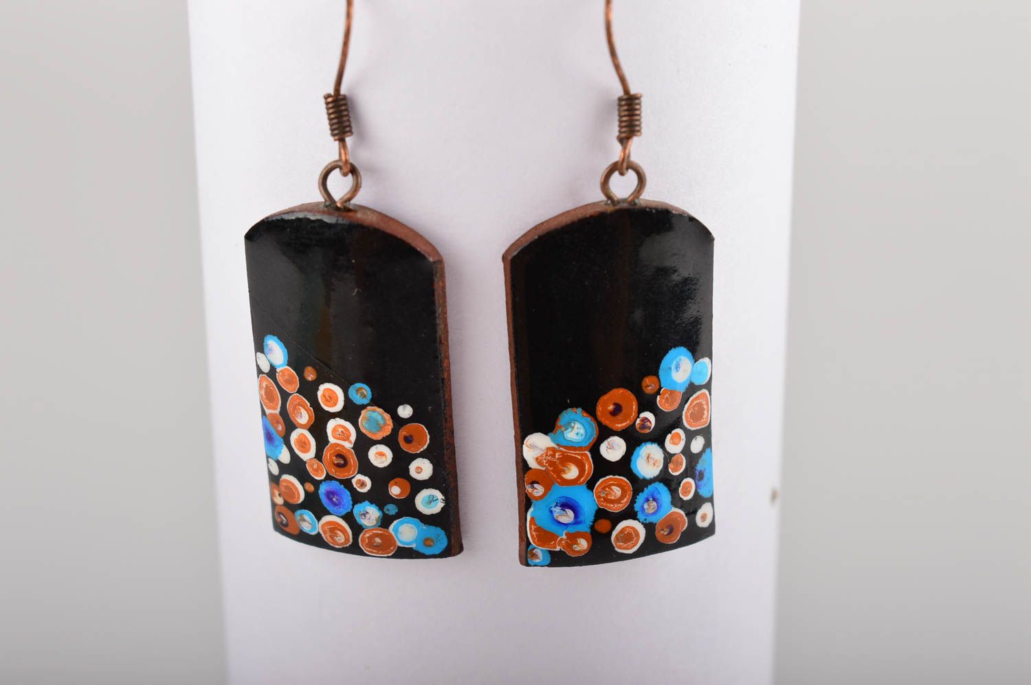 Handmade ceramic earrings fashion earrings designer accessories gifts for her photo 1
