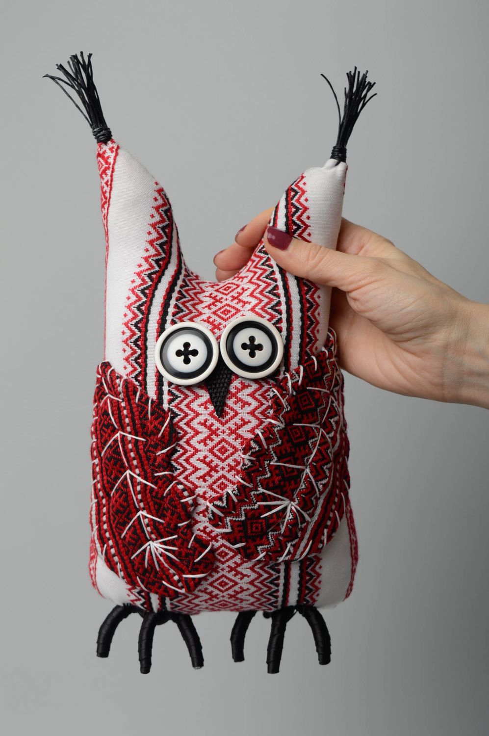 Handmade designer toy Owl photo 3