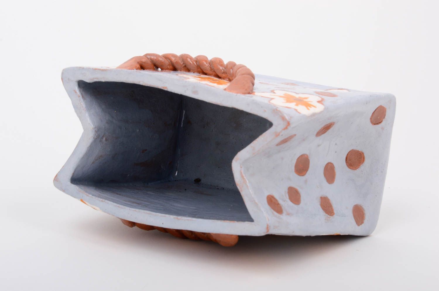 Handmade Keramik Vase Geschenk für Frauen Deko Vase Haus Deko aus Ton foto 4