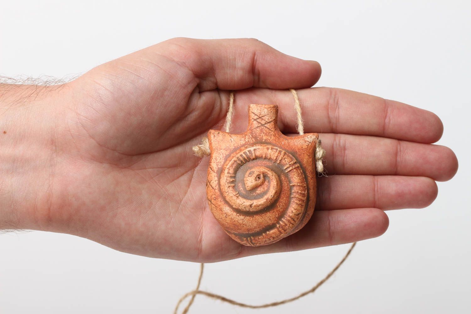 Handmade pendant clay pendant for women gift ideas unusual accessories photo 5