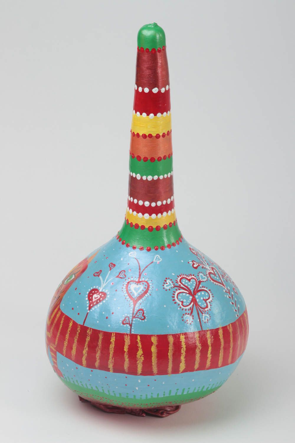 Figura de calabaza hecha a mano con pintura hucha de cerámica regalo original foto 2