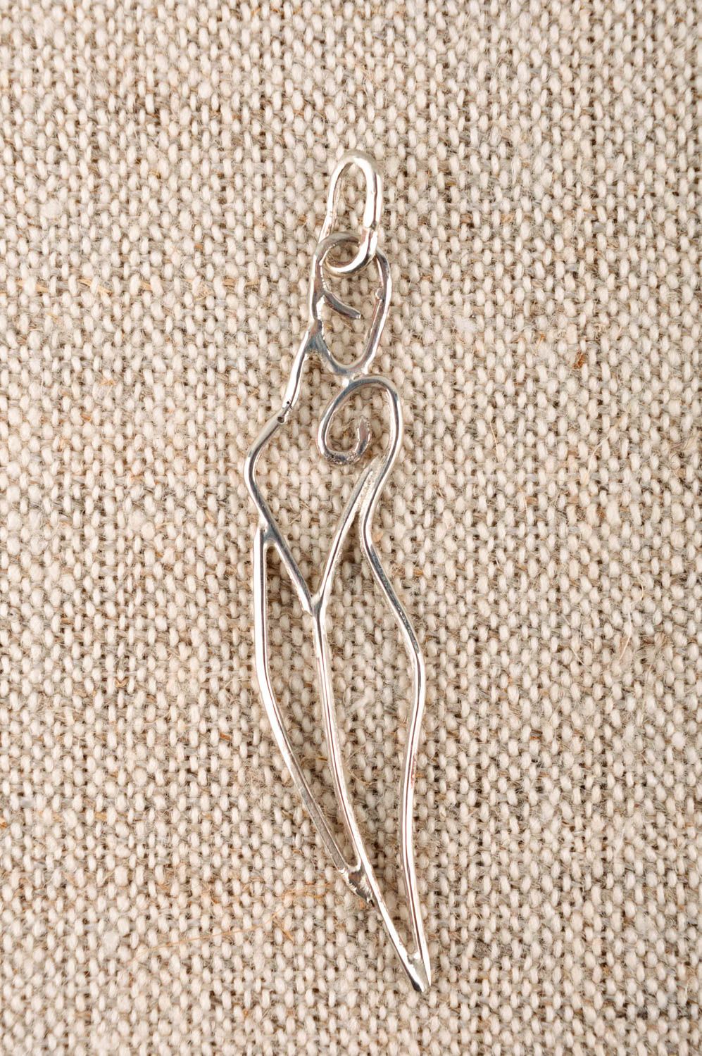 Handmade pendant metal pendant designer accessory unusual gift beautiful jewelry photo 1