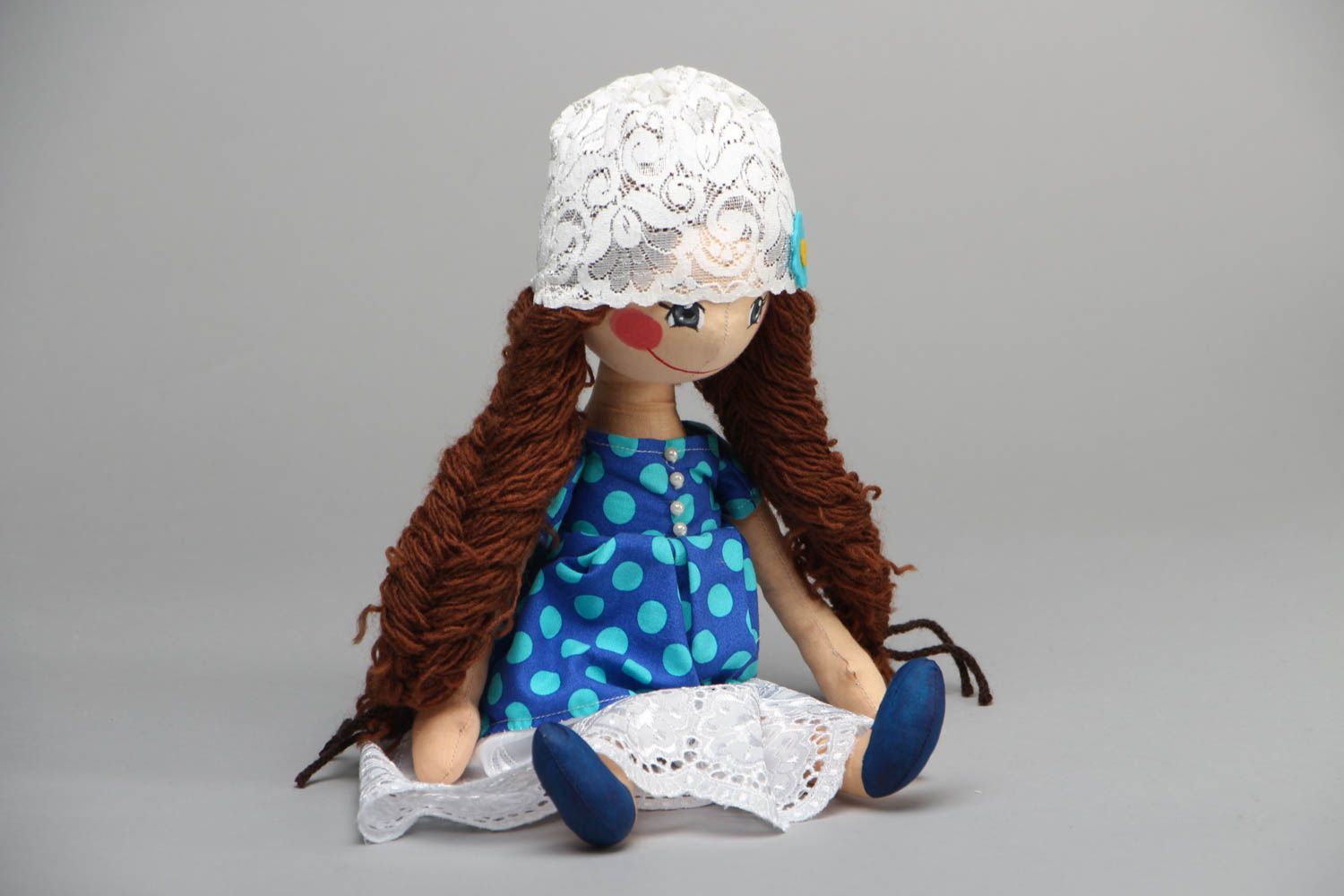 Handmade fabric toy Doll photo 1