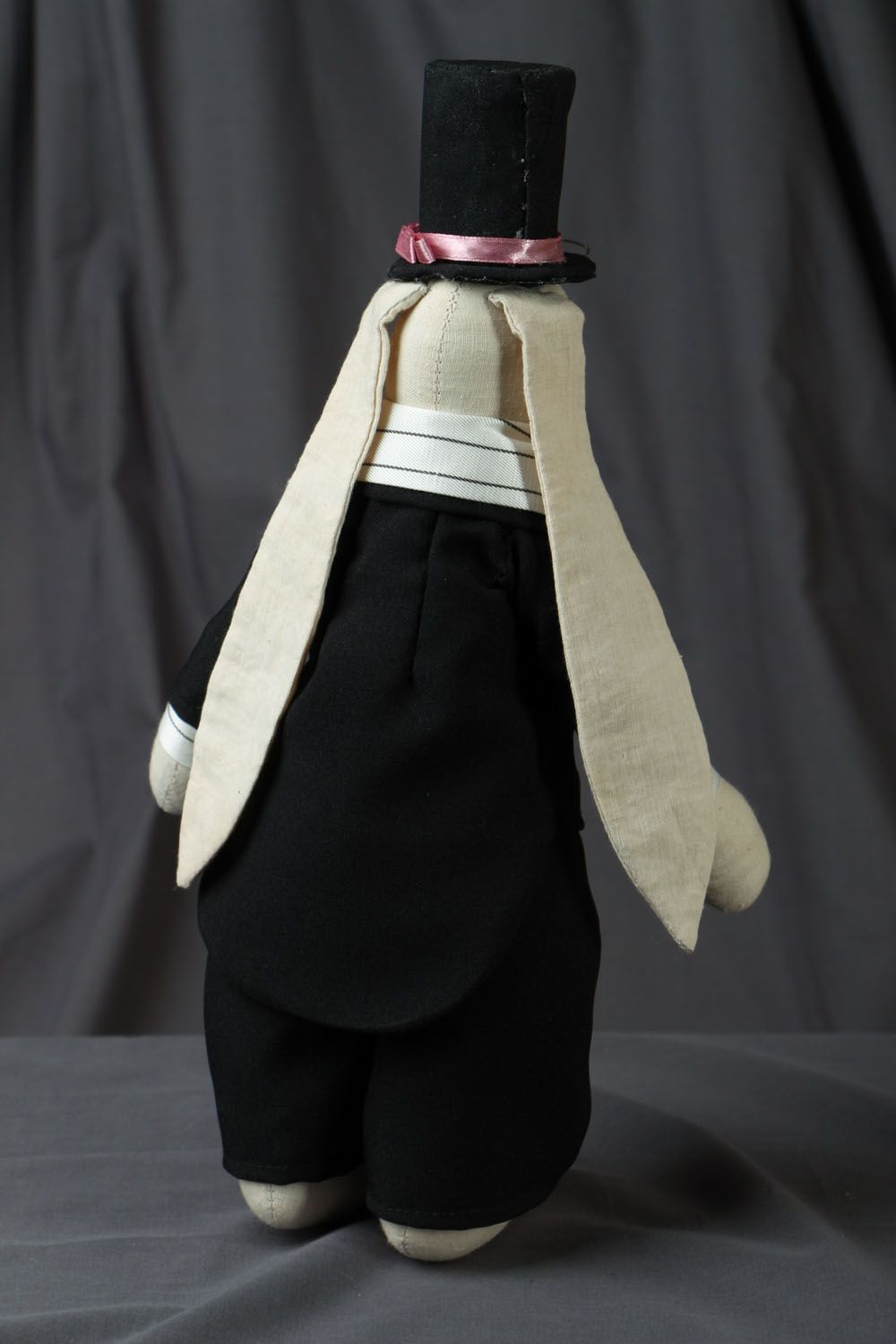 Fabric toy Rabbit in Dinner Jacket photo 3