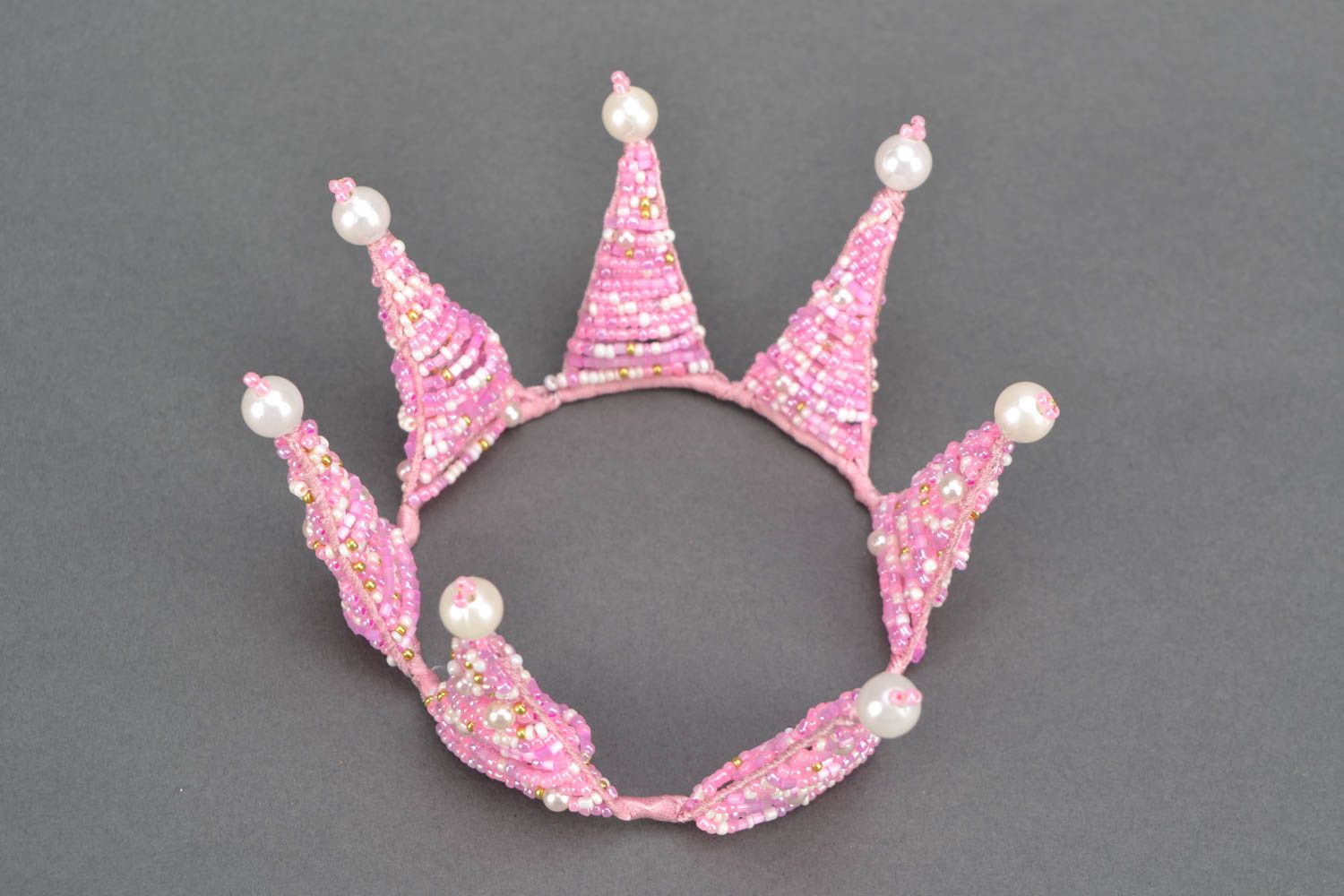 Pink crown for girl photo 3