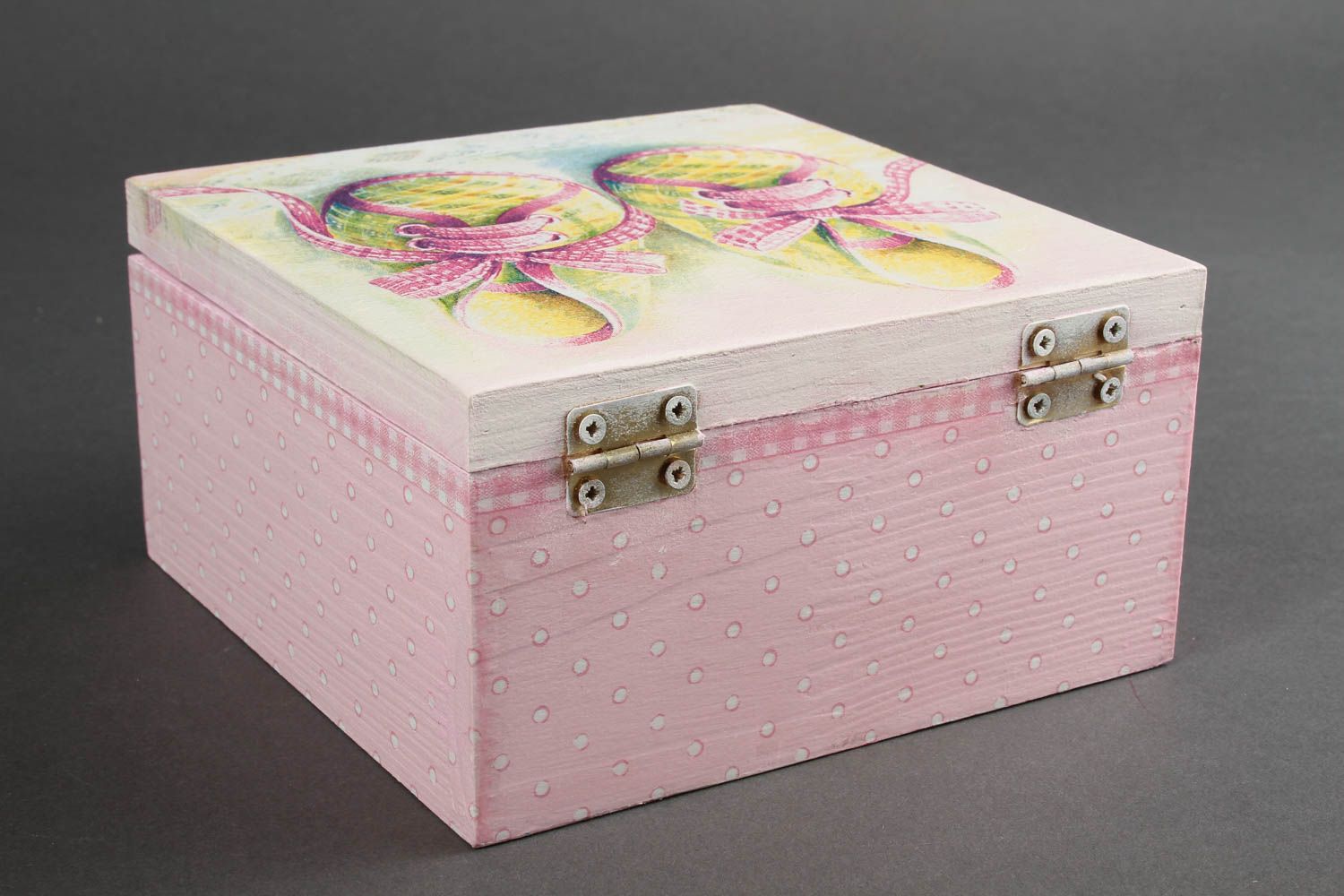 Caja para joyas artesanal para casa accesorio para mujer regalo original foto 4