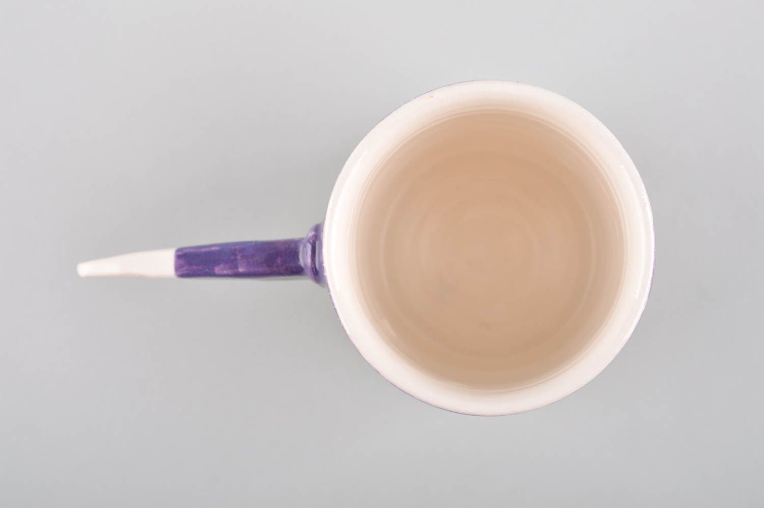 Taza para té hecha a mano de arcilla utensilio de cocina regalo original foto 4