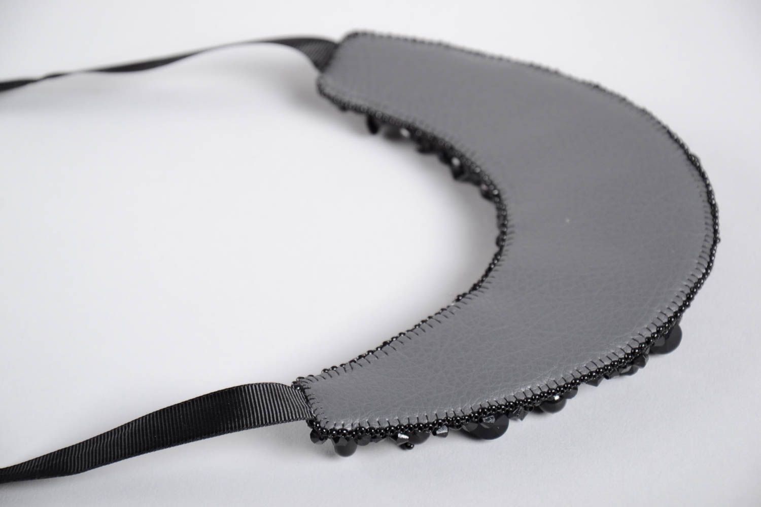 Collar artesanal de abalorios adorno para el cuello regalo original para mujer foto 4