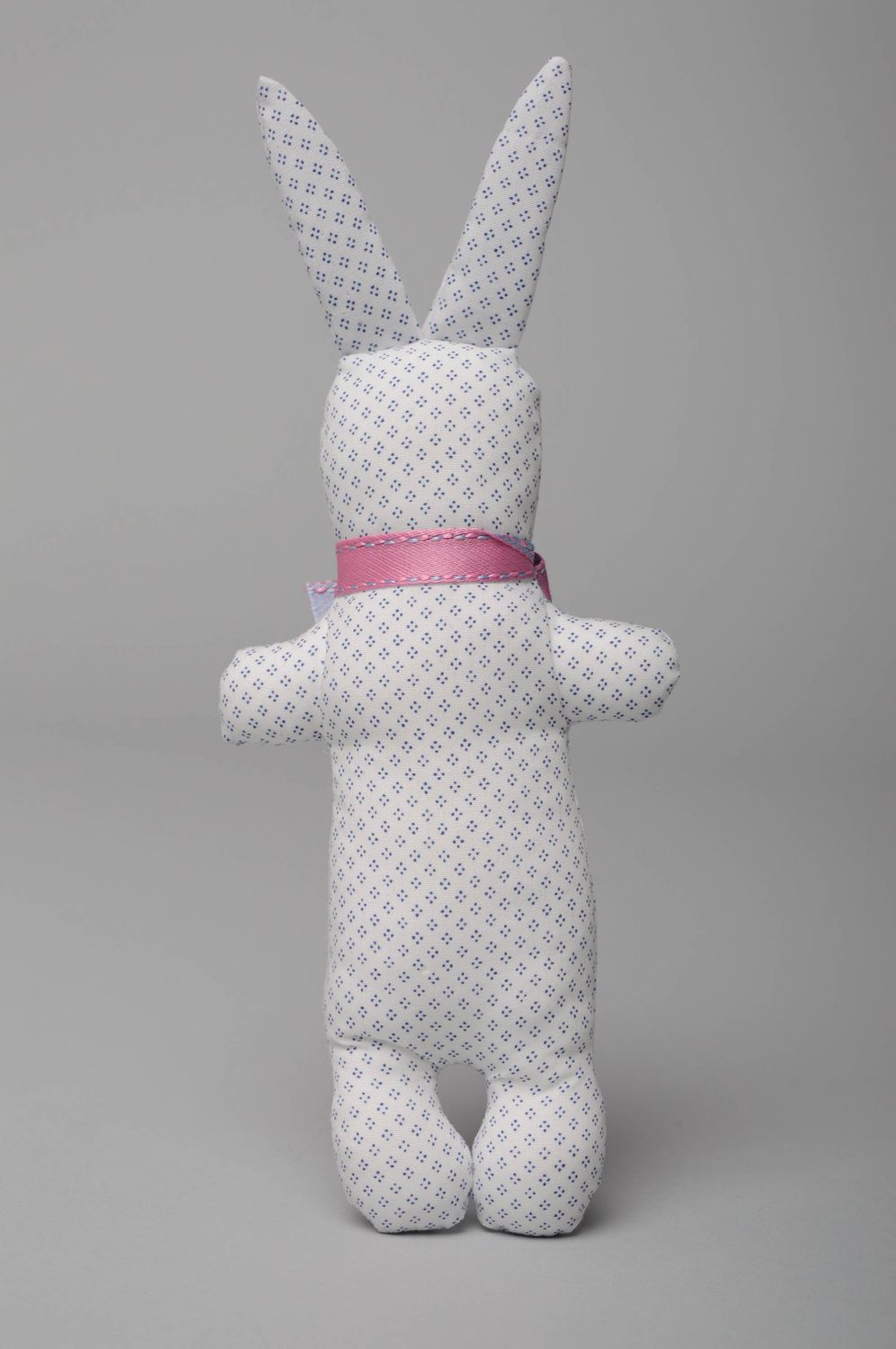 Handmade fabric soft toy Bunny photo 5