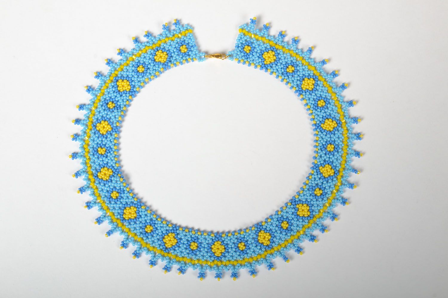 Beaded necklace Spring photo 2