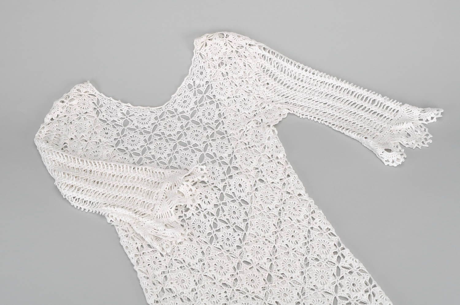 White-Snow Crocheted Dress photo 3