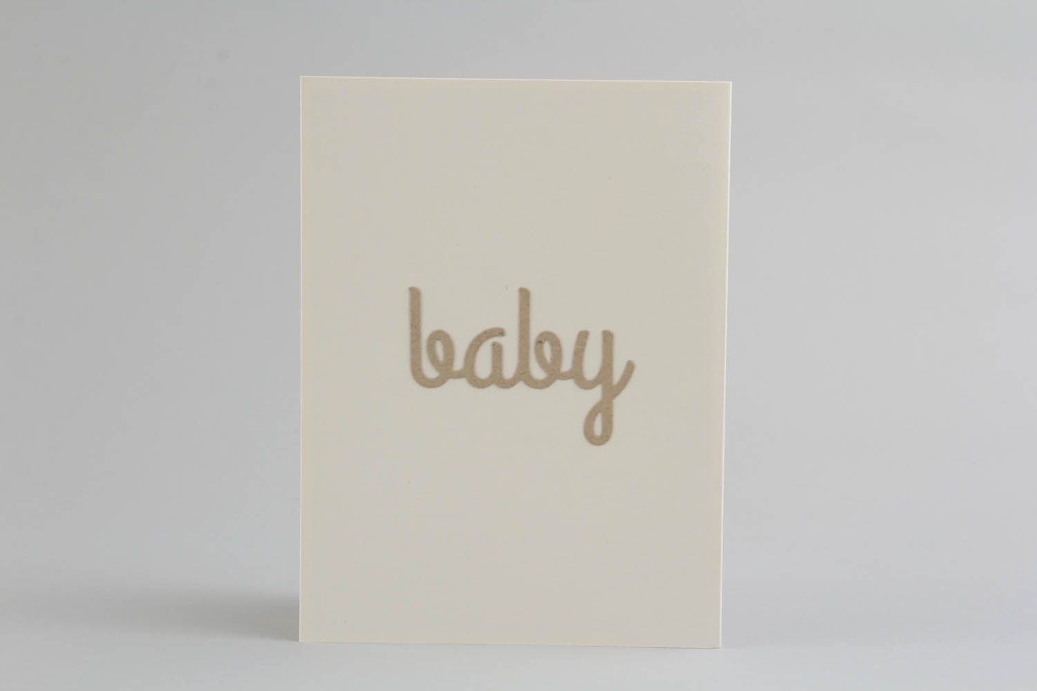 Carte postale faite main pour bébé  photo 4