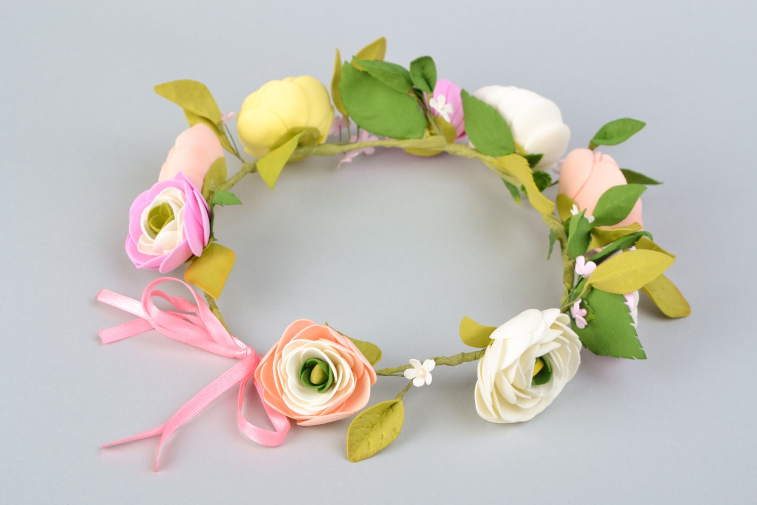 Handmade wreath designer wreath for wedding beautiful flower wreath gift ideas photo 5