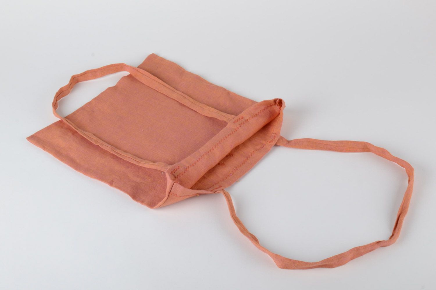 Женская сумка из ткани с аппликацией в виде подсолнуха ручной работы большая фото 4