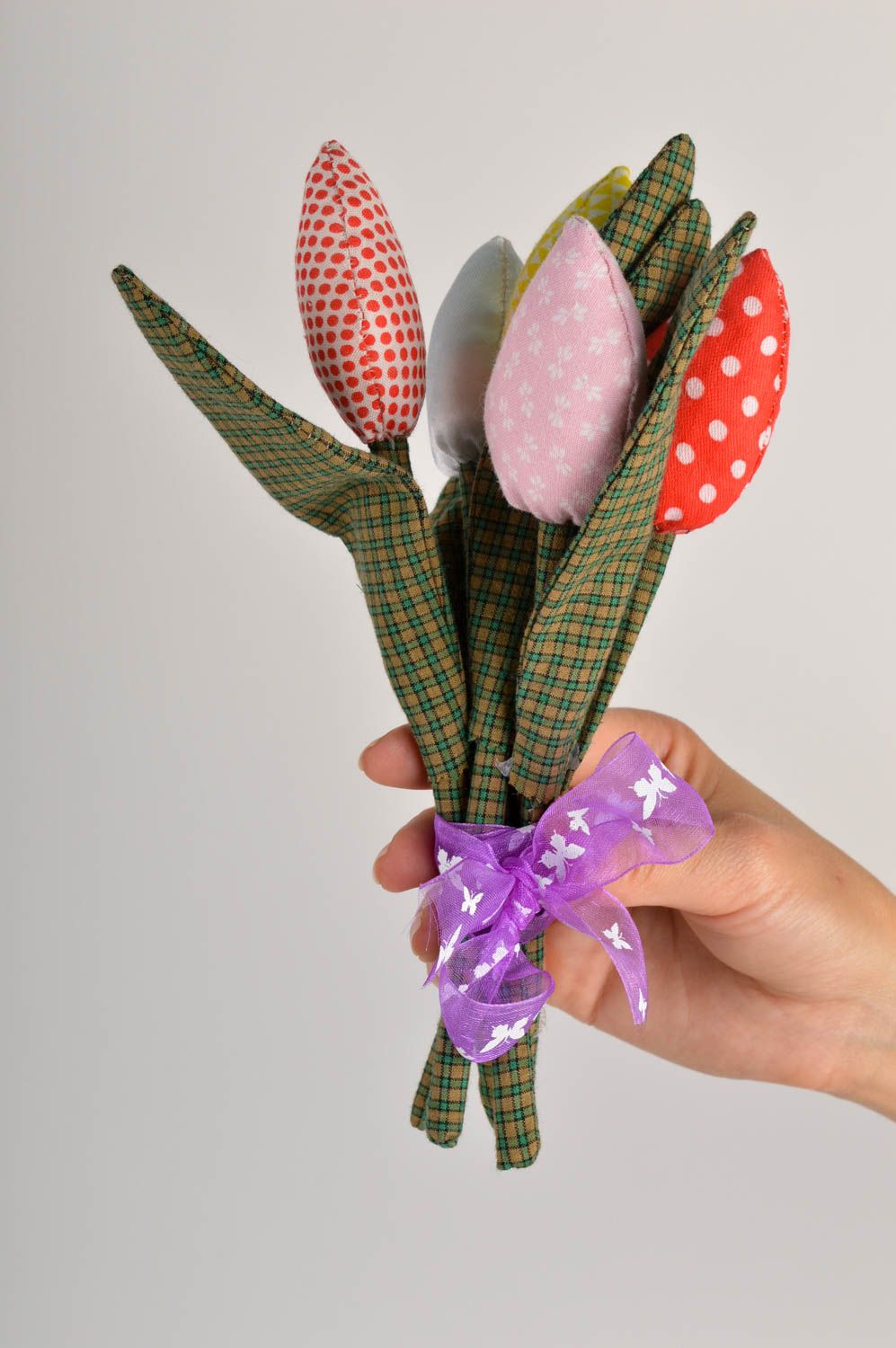 Handgefertigte Kunstblumen Deko schöne künstliche Blumen Geschenk für Frau 5 foto 5