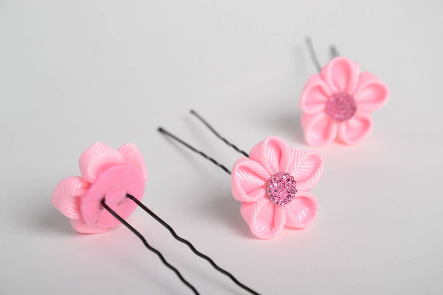 Handmade hairpins 3 pieces how to do my hair fashion accessories for girls photo 5