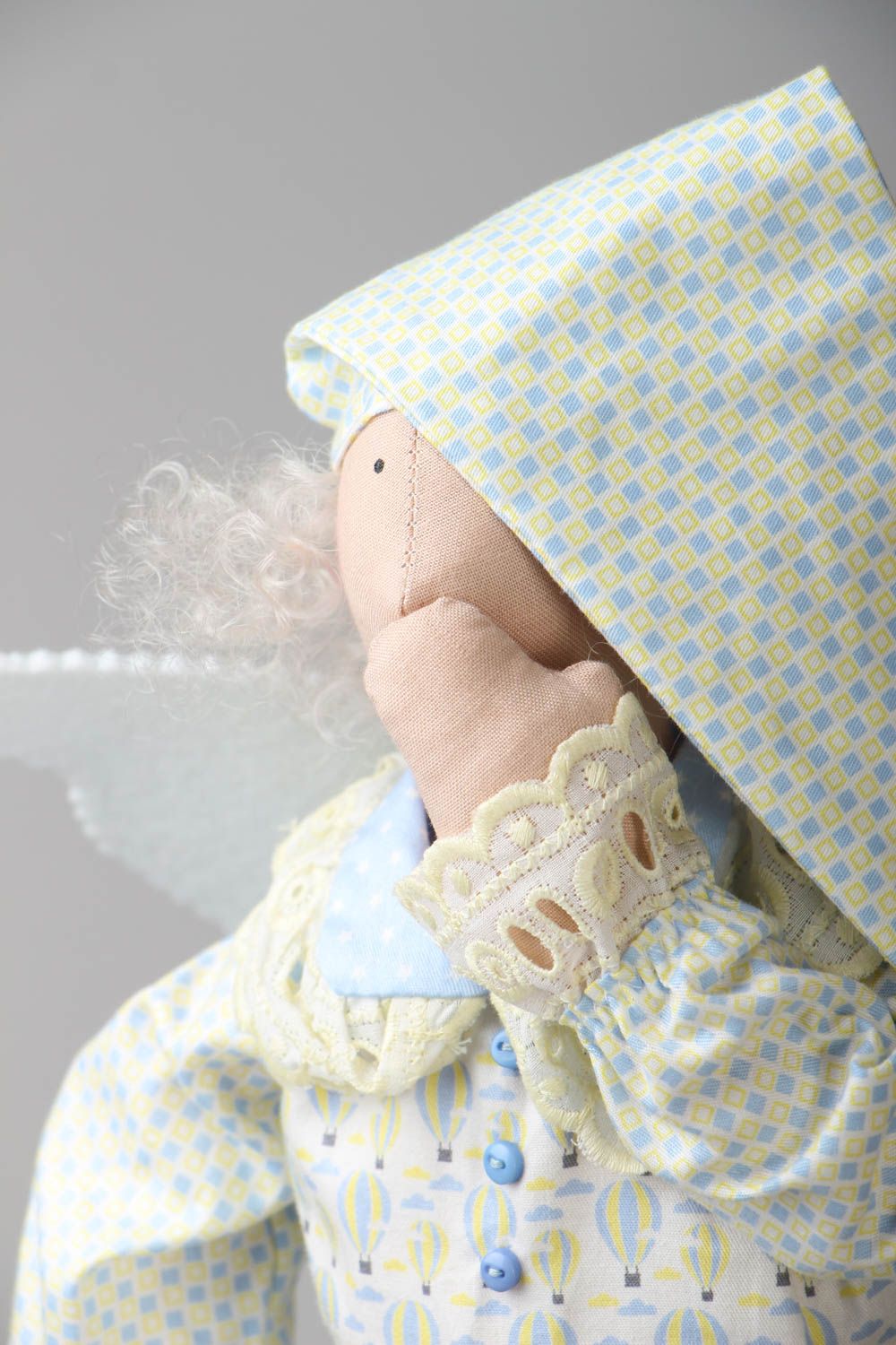 Peluche décorative en coton poupée Ange de sommeil photo 2