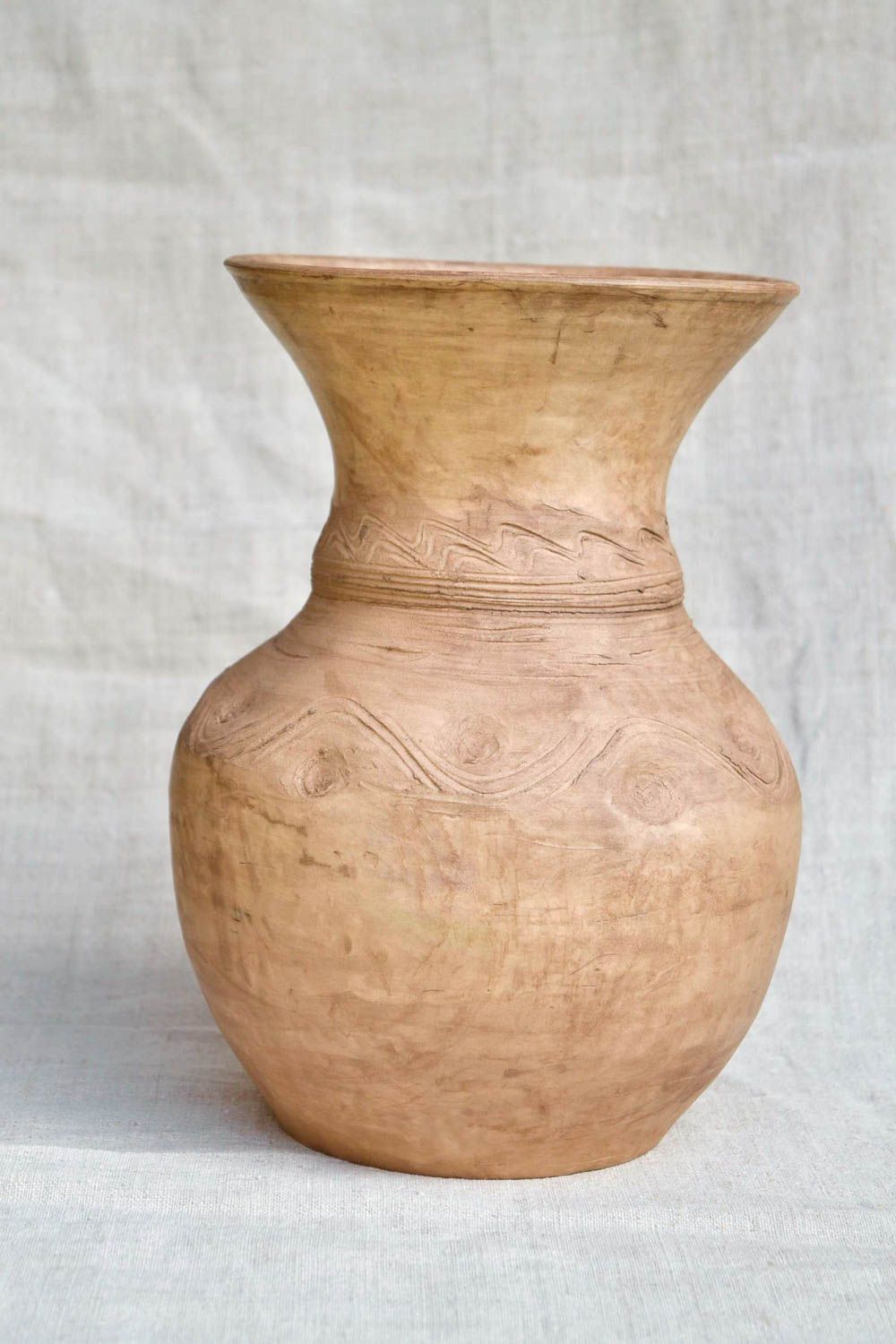 Керамическая ваза для цветов хэнд мэйд красивая ваза на 5 литров декор для дома фото 5