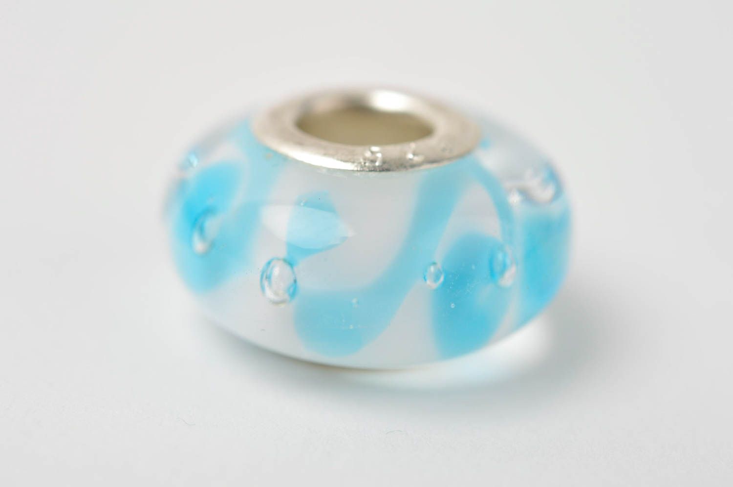 Perle de verre faite main Fourniture bijoux transparente Loisirs créatifs photo 2