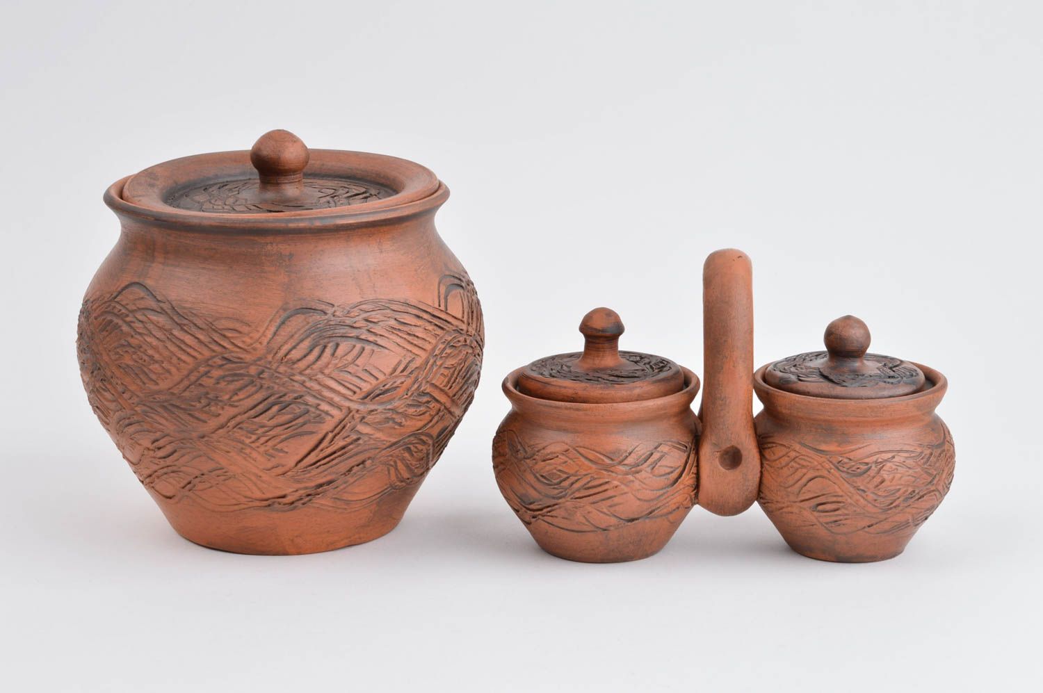 Geschirr handgemacht Ethno Geschirr Sauciere Keramik Topf aus Keramik originell foto 2