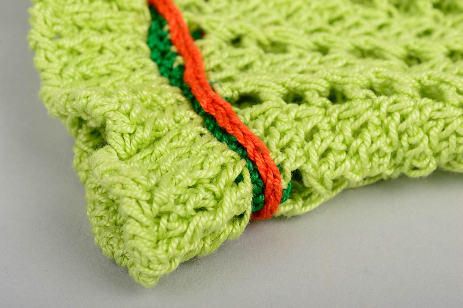 Cute handmade baby hat crochet hat design head accessories for kids  photo 5