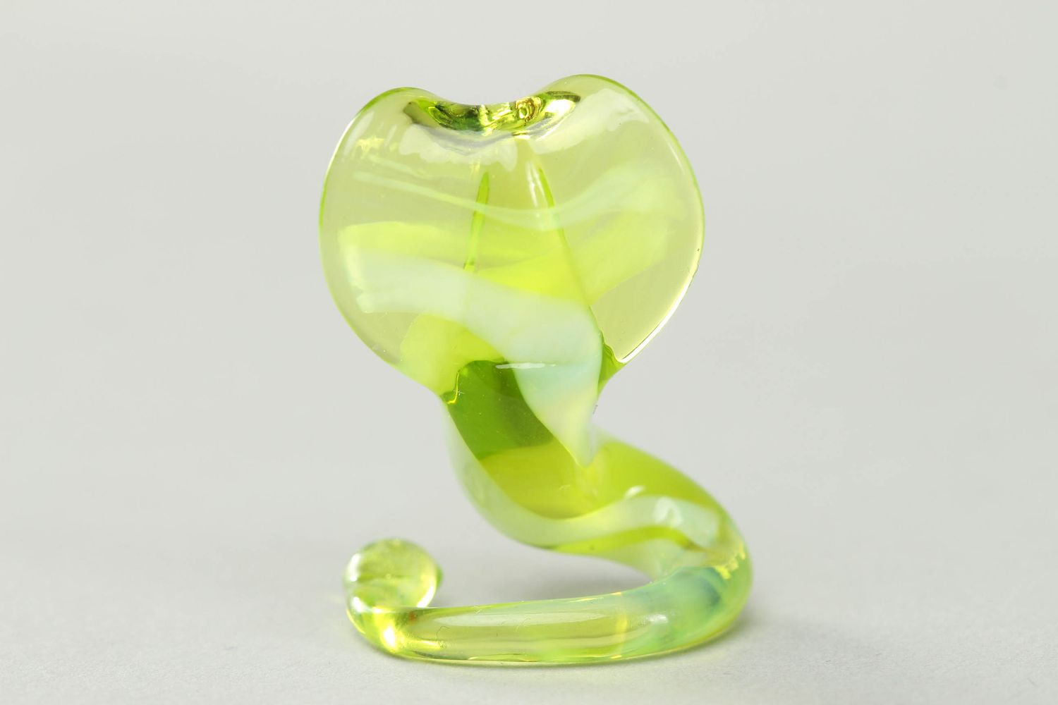 Small glass figurine Snake photo 3