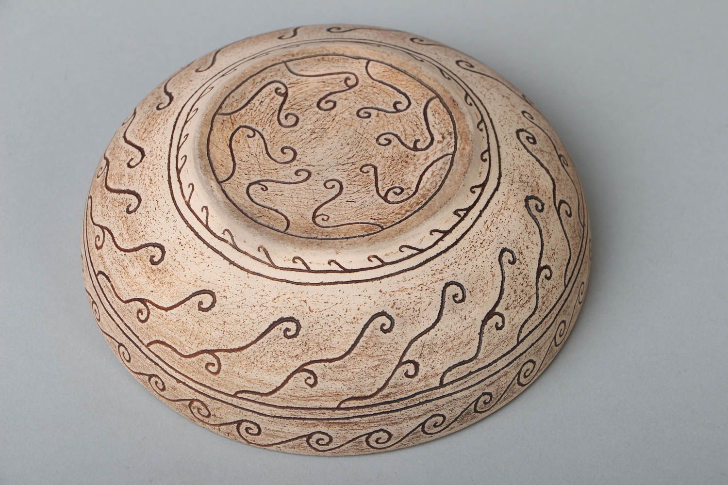 Handmade ceramic bowl photo 3