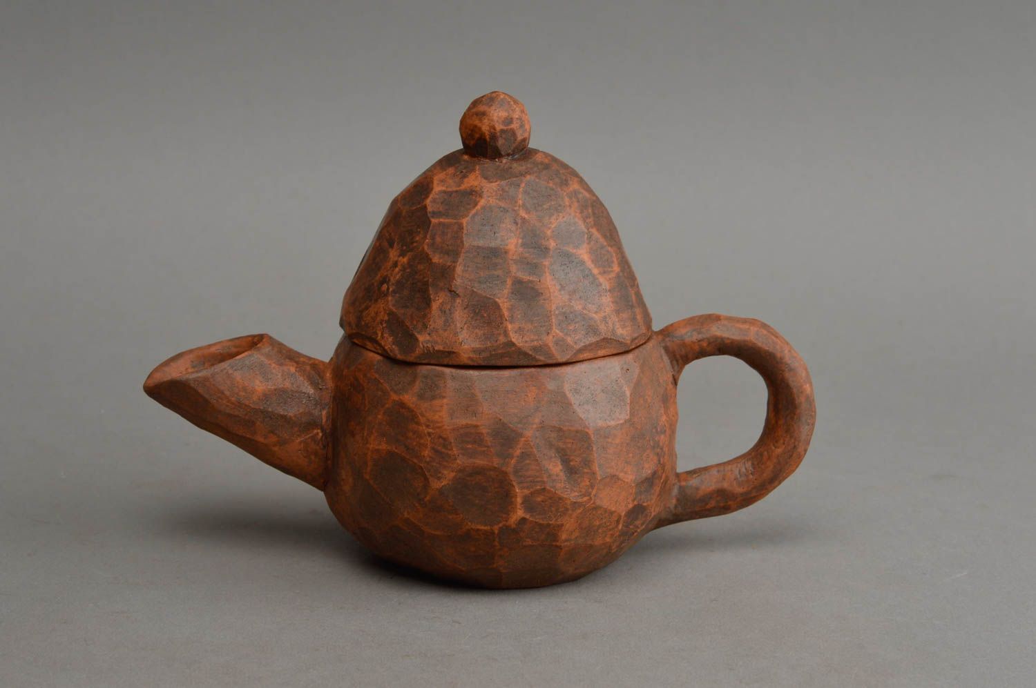 Unusual handmade ceramic teapot designer clay teapot table setting ideas photo 2