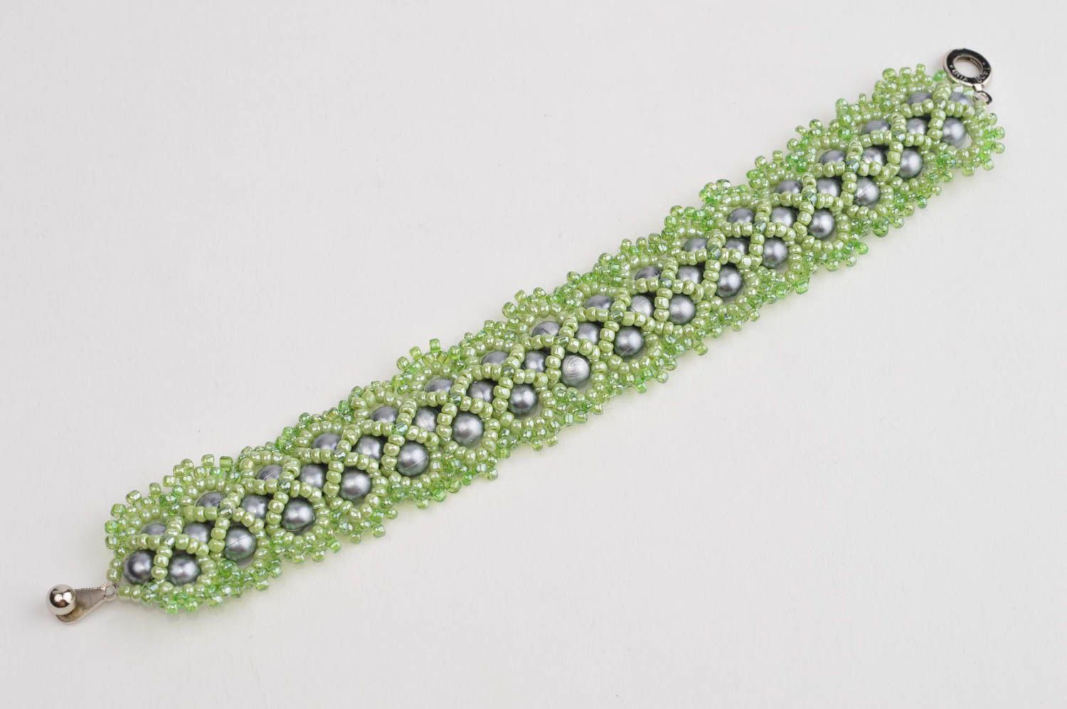 Hand-woven bracelet handmade seed bead bracelet fashion jewelry beaded bracelets photo 2